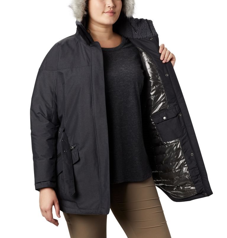 Women's Columbia Carson Pass II Jackets Black | Plus Size CA-GLCA8